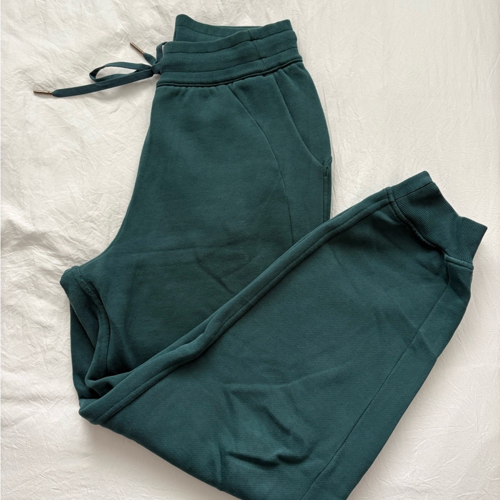 lululemon Teal green scuba jogger